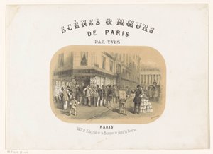 Exterior da editora Wild em Paris
Scènes & moeurs de Paris (título da série sobre o objecto) de Yves
