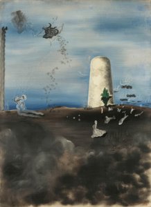 A morte observando a sua família de Yves Tanguy
