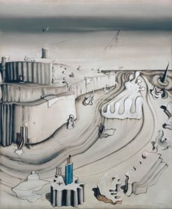 O palácio no promontório de Yves Tanguy