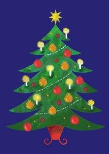Árvore de Natal festiva de Yvonne Gustafsson