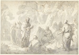 Os filósofos discutem sobre o movimento da alma de Zacharias Blijhooft