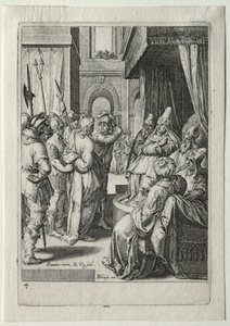 Conjunto da Paixão:  Cristo perante Herodes de Zacharias Dolendo