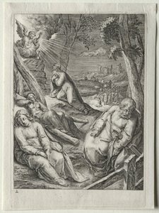Conjunto da Paixão:  Cristo no Monte das Oliveiras de Zacharias Dolendo