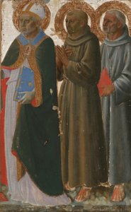 Santos Zenobius, Francisco e Anthony de Pádua de Zanobi di Benedetto Strozzi