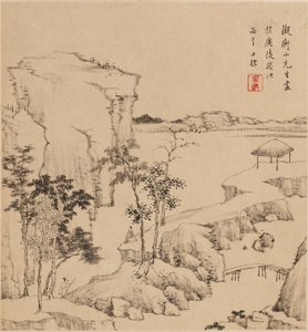 Paisagem do rio, 1666
