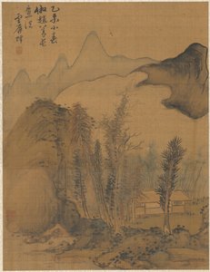 Paisagem no estilo de Chao Yuan, 1775.