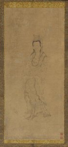Guanyin em pé, século XVII. de Zhang Hong