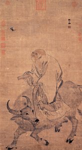 Laozi Montando um Boi, Entre 1368 e 1644 de Zhang Lu