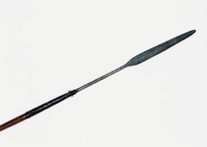 Assegai recuperado das proximidades do corpo do Príncipe Imperial