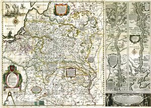 Radziwill-Orphans - Mapa do Grão-Ducado da Lituânia de Радзівіла Сіроткі