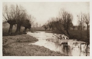 Um Backwater on the Lea de Frederick (attr. to) Barnard