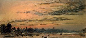 Depois de brilhar duas horas após o pôr-do-sol de Frederick (attr. to) Barnard