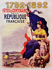 Comemorações do centenário da República Francesa de . .
