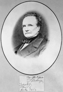 Charles Babbage, matemático britânico e pioneiro da computação de Ferdinand Georg Waldmuller