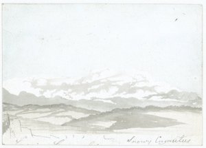 Estudo sobre nuvens por Luke Howard, c 1808-1811 de Frederick (attr. to) Barnard