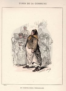 Commune de Paris: fato da EN ROAD POUR VERSAILLES (30) em "Les Communeux de Frederick (attr. to) Barnard
