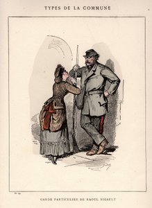 Comuna de Paris: segue GARDE PARTICULAR DE RAOUL RIGAULT (29) em "Les Communeux de Frederick (attr. to) Barnard