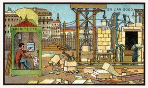 Canteiro de obras, c.1910 de . .