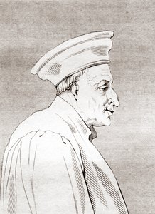 Còsimo di Giovanni degli Mèdici (1389 1464), Primeiro da dinastia política Medici, da "Galeria Histórica de Retratos e Pinturas", publicado em 1808 de Ferdinand Georg Waldmuller