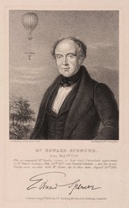 Edward Spencer, advogado inglês e aeronaut de Frederick (attr. to) Barnard