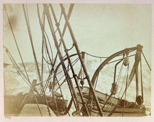 Expedition en Arctique (1875-1876) du capitaine George Nares (1831-1915) : Alerta pressionado em terra na baía do leme do turno de Frederick (attr. to) Barnard