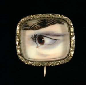 Olho, c.1900 (aquarela sobre marfim) de . .