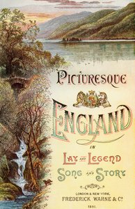 Frontispício do livro Inglaterra pitoresca, seus marcos e assombrações históricas, publicado 1891 de . .