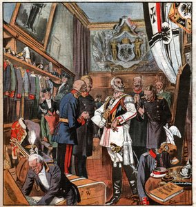 Guillaume II. Wilhelm II. de Ferdinand Georg Waldmuller