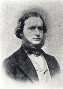 Gustav Kirchhoff, físico alemão, c 1860s de Frederick (attr. to) Barnard