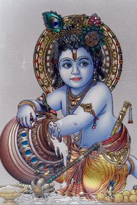 Infante Senhor Krishna. O Deus Hindu. de . .