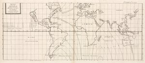 Mapa magnético da Terra de Frederick (attr. to) Barnard