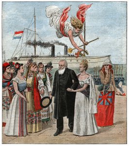 Paul Kruger na Europa de . .