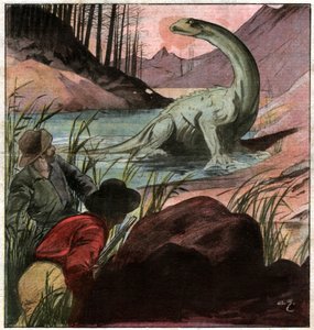 Plesiosaure. Plesiossauro de John Pardon