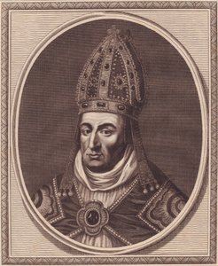 Retrato de William Waynflete (1398-1486), Bispo de Winchester, gravura em cobre de John Goldar (1729-1795) de William Walcutt