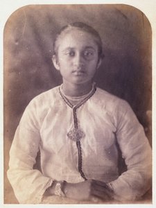 Retrato de uma jovem mulher, Ceilão, c 1875 de Ferdinand Georg Waldmuller