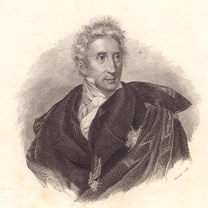 Retrato do historiador de arte Leopoldo Cicognara (1767-1834), gravura em cobre de Fusinati a partir do retrato de Lipparini de William Walcutt