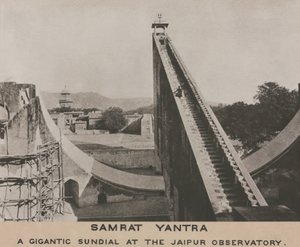 Samrat Yantra no Observatório Jaipur, Índia de Frederick (attr. to) Barnard