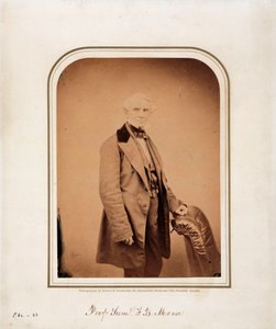 Samuel F B Morse, artista americano e o inventor do código Morse, c 1870 de Frederick (attr. to) Barnard