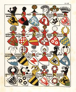 brasões de armas suíços, c. 1346 de John Pardon