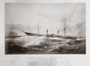 O navio de correio britânico e norte-americano Royal Mail Steam Ship 