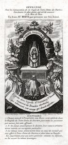 A Virgem Maria adorada pelos Druidas. cerca de 1850 (gravura) de . .