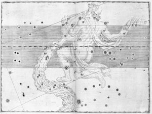 A constelação Aquarius de Frederick (attr. to) Barnard