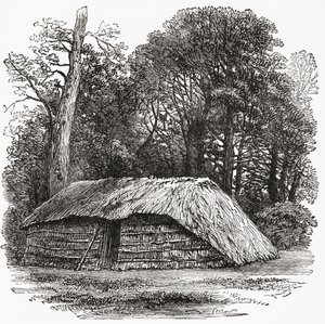 A cabana em que Sir David Livingstone morreu 01 de maio de 1873 de . .