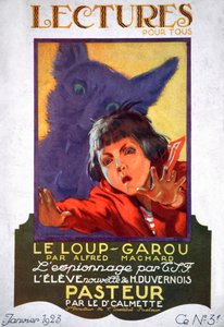 O lobisomem. 1923 (gravura) de . .