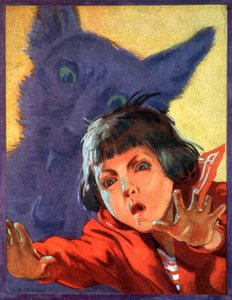O lobisomem. 1923 (gravura) de . .