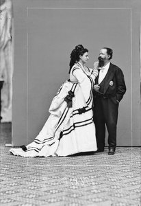 Vittorio Emanuele II com Rosa Vercellana Condessa de Mirafiori