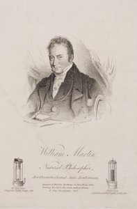 William Martin, poeta e físico inglês, c 1820s
