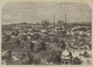 Visão Geral de Delhi de after A. Soltykoff
