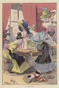 The Modistes de after Albert Robida