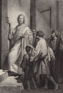 O Dar de Vista aos Homens Cegos de after Albert Robida